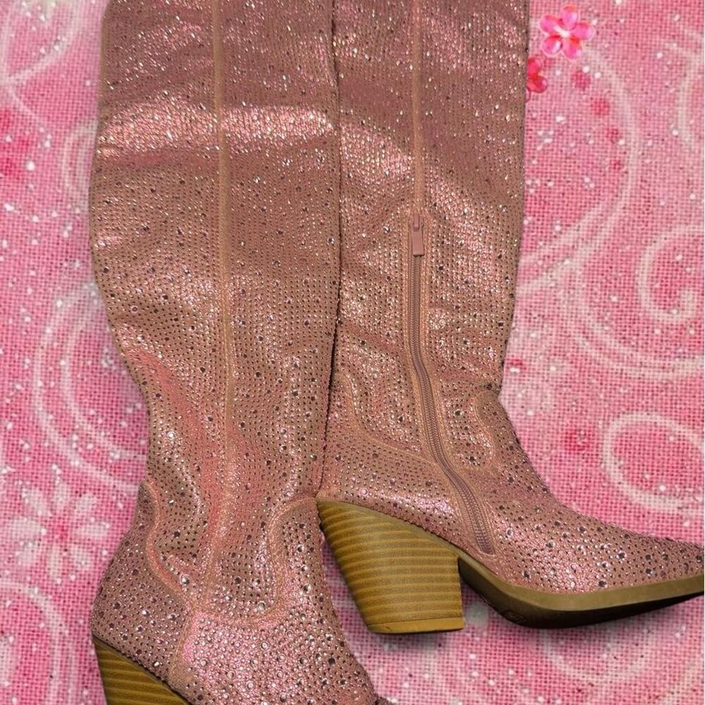 Shein Women's Pink Boots